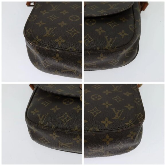 LOUIS VUITTON Monogram Monogram Saint Cloud GM Shoulder Bag M51242 Auth 129315 - Picture 14 of 16